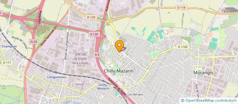 localisation de l'entreprise MADAME FANNY MARGUERIE à CHILLY-MAZARIN
