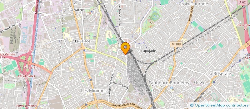 localisation de l'entreprise MADAME FANNY-MARIE NOUI  TOULOUSE