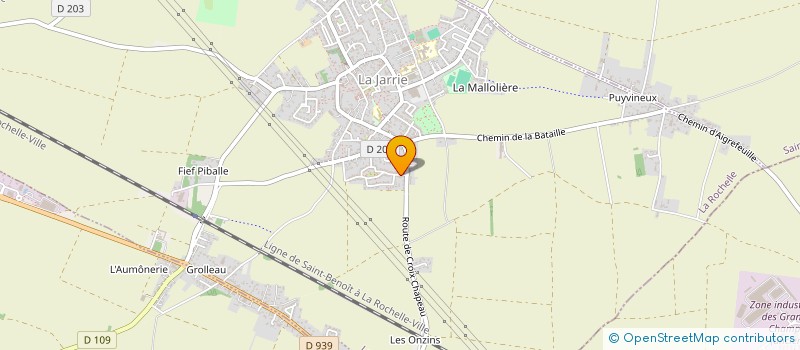 localisation de l'entreprise MADAME FANNY MARIVAL  LA JARRIE