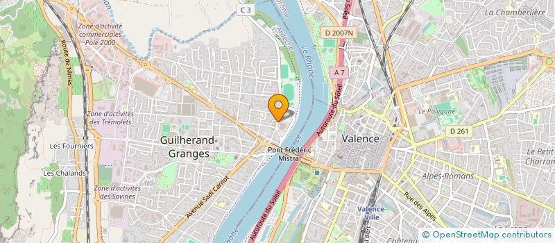 localisation de l'entreprise MADAME FANNY MARTIN  GUILHERAND-GRANGES