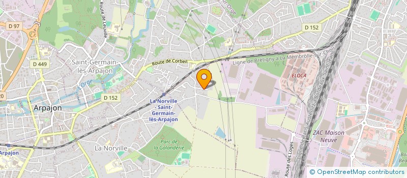 localisation de l'entreprise MADAME FANNY MARTIN à SAINT-GERMAIN-LES-ARPAJON
