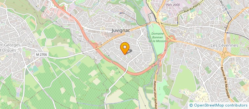 localisation de l'entreprise MADAME FANNY MARTINEZ à JUVIGNAC