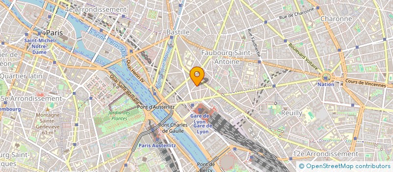 localisation de l'entreprise MADAME FANNY MARTINI  PARIS