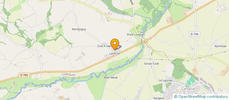 localisation de l'entreprise MADAME FANNY MARZIN  COATREVEN