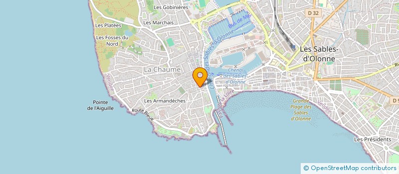 localisation de l'entreprise MADAME FANNY MATHECOWITSCH à LES SABLES D'OLONNE