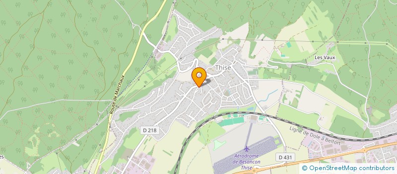 localisation de l'entreprise MADAME FANNY MATHIEU  THISE