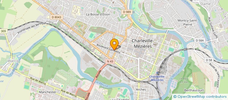 localisation de l'entreprise MADAME FANNY MAUZAT à CHARLEVILLE-MEZIERES