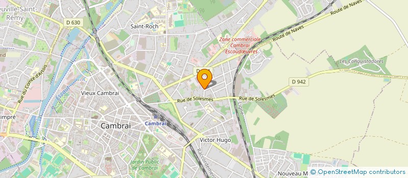 localisation de l'entreprise MADAME FANNY MAYEUX à CAMBRAI