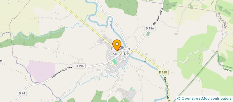 localisation de l'entreprise MADAME FANNY MAYORGAS à DAUMAZAN-SUR-ARIZE