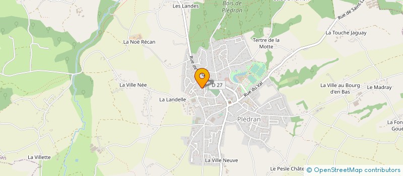 localisation de l'entreprise MADAME FANNY MEHEUST  PLEDRAN