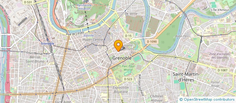 localisation de l'entreprise MADAME FANNY MEIGNIE  GRENOBLE