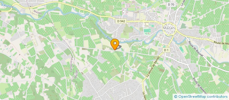 localisation de l'entreprise MADAME FANNY MENCARELLI  MAZAN