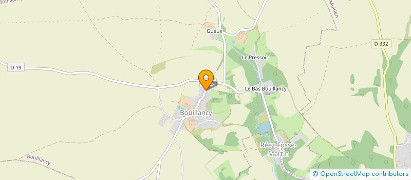 localisation de l'entreprise MADAME FANNY MERCHIERS  BOUILLANCY