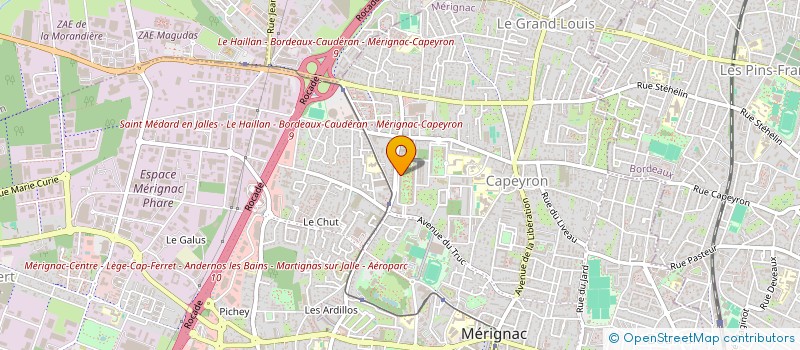 localisation de l'entreprise MADAME FANNY MEUNIER  MERIGNAC