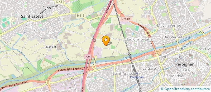 localisation de l'entreprise MADAME FANNY MICHAUX  SAINT-ESTEVE