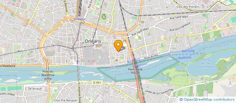 localisation de l'entreprise MADAME FANNY MICHEL à ORLEANS