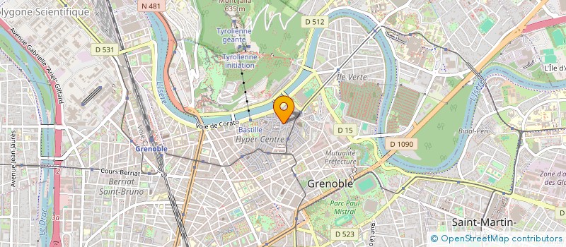 localisation de l'entreprise MADAME FANNY MICOLOD à GRENOBLE