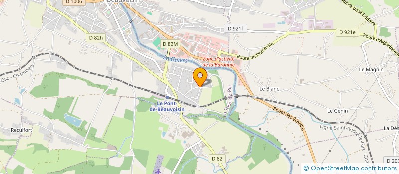 localisation de l'entreprise MADAME FANNY MICOUD  LE PONT-DE-BEAUVOISIN