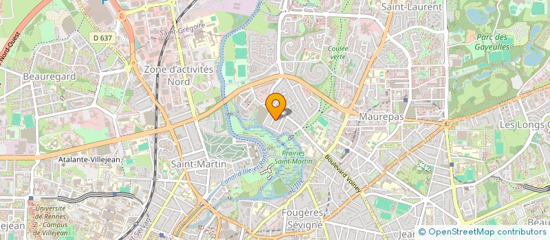 localisation de l'entreprise MADAME FANNY MILLOT  RENNES