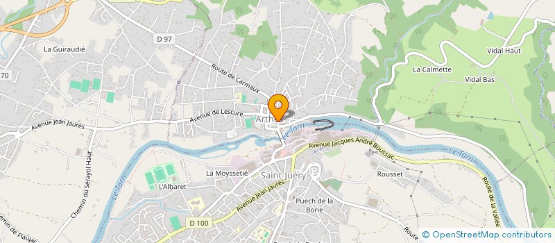 localisation de l'entreprise MADAME FANNY MIQUEL à ARTHES