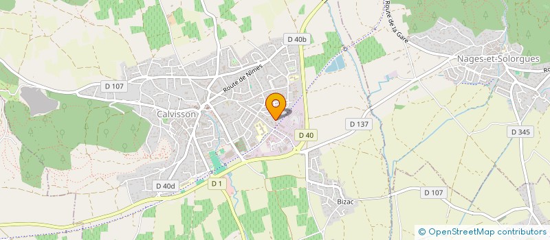 localisation de l'entreprise MADAME FANNY MOES  CALVISSON