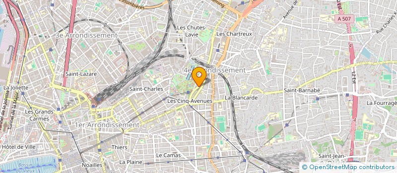 localisation de l'entreprise MADAME FANNY MOREAU à MARSEILLE