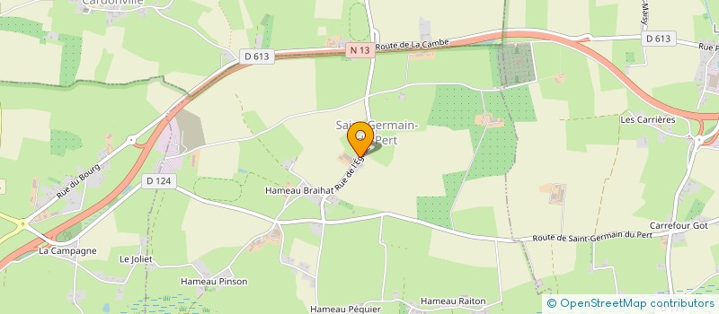 localisation de l'entreprise MADAME FANNY MOREAU  SAINT-GERMAIN-DU-PERT