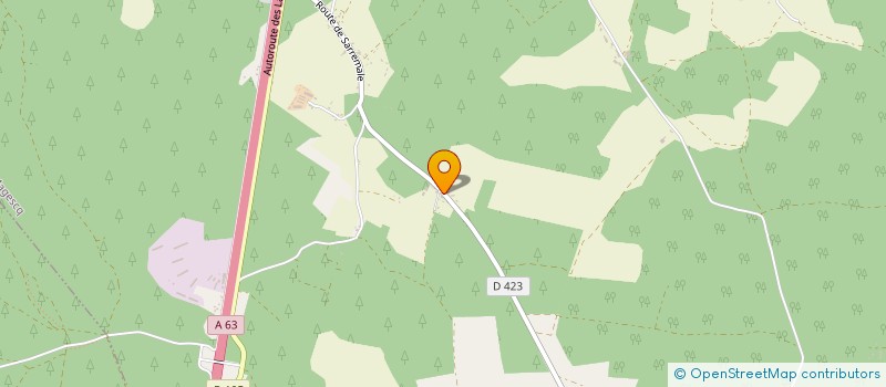 localisation de l'entreprise MADAME FANNY MOREL  MAGESCQ