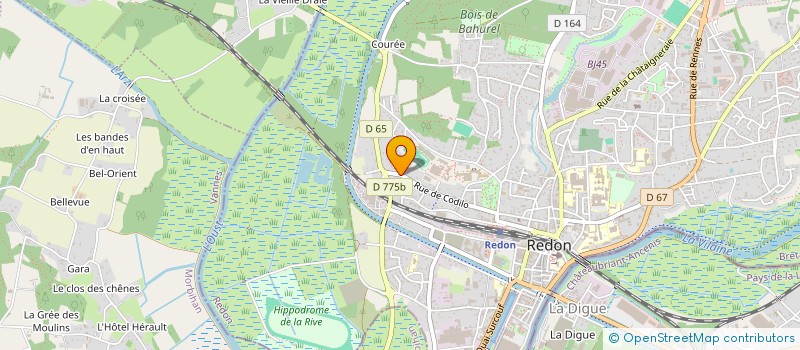 localisation de l'entreprise MADAME FANNY MOREL  REDON