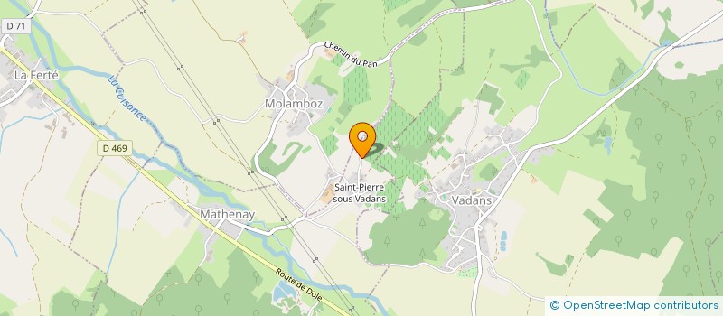 localisation de l'entreprise MADAME FANNY MOREL  MATHENAY