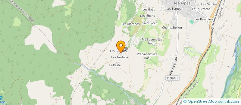 localisation de l'entreprise MADAME FANNY MORIZOT  CHATEAUROUX-LES-ALPES