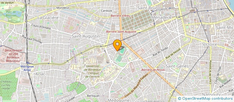 localisation de l'entreprise MADAME FANNY MOUNIER  BORDEAUX