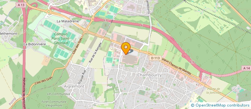 localisation de l'entreprise MADAME FANNY MSIKA  CHAMBOURCY