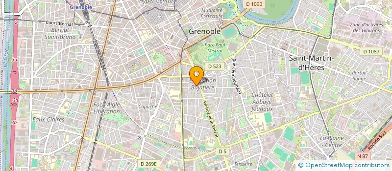 localisation de l'entreprise MADAME FANNY MULLER  GRENOBLE