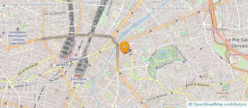 localisation de l'entreprise MADAME FANNY MUR à PARIS