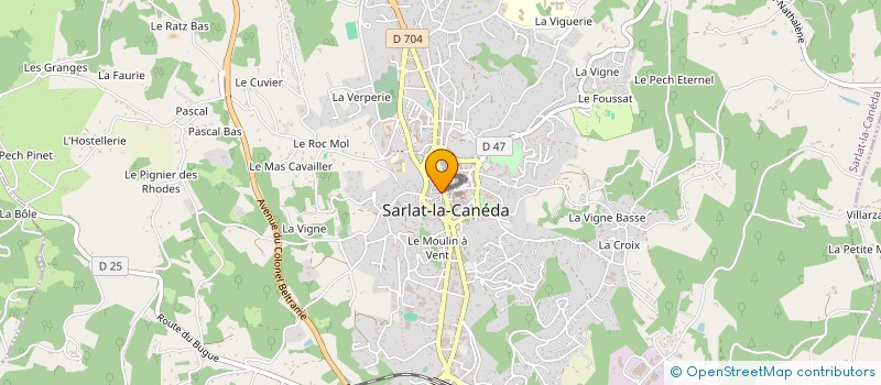 localisation de l'entreprise MADAME FANNY NAPOLIER  SARLAT-LA-CANEDA