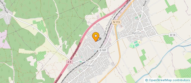 localisation de l'entreprise MADAME FANNY NEGRE  UCHAUD