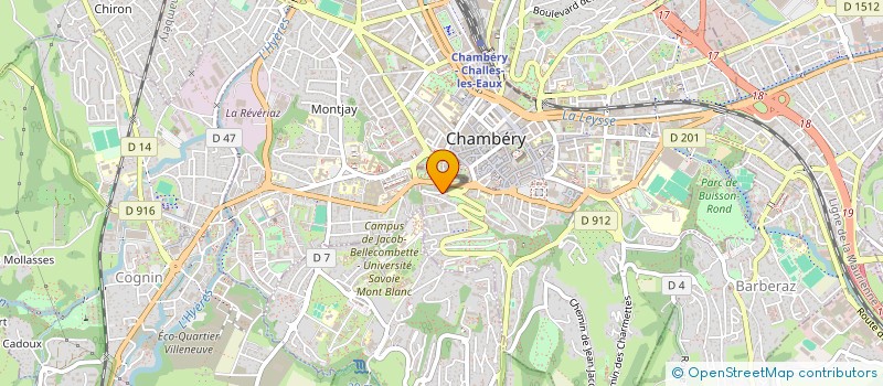 localisation de l'entreprise MADAME FANNY NGUYEN  CHAMBERY