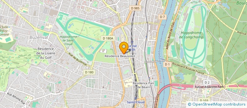 localisation de l'entreprise MADAME FANNY NHOUYVANISVONG à SAINT-CLOUD