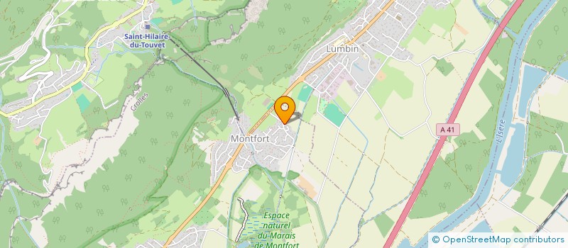 localisation de l'entreprise MADAME FANNY NIER  CROLLES