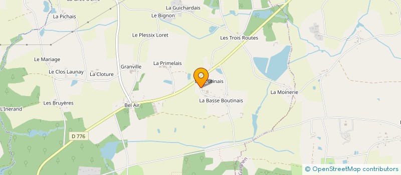 localisation de l'entreprise MADAME FANNY NOBLET  LA CHAPELLE-BOUEXIC