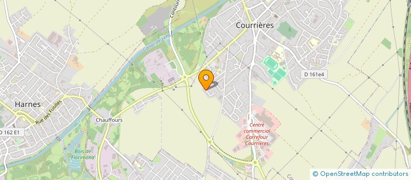 localisation de l'entreprise MADAME FANNY NOEL  COURRIERES