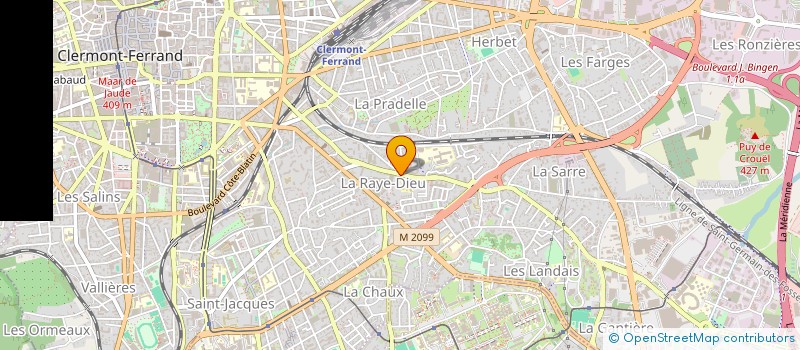 localisation de l'entreprise MADAME FANNY NTSILAMINOU  CLERMONT-FERRAND