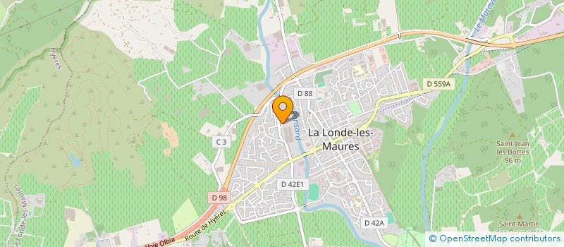 localisation de l'entreprise MADAME FANNY OGER à LA LONDE-LES-MAURES