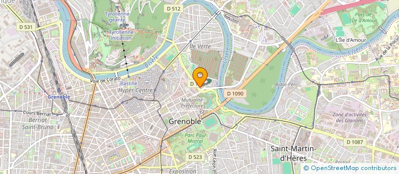 localisation de l'entreprise MADAME FANNY OGIER  GRENOBLE