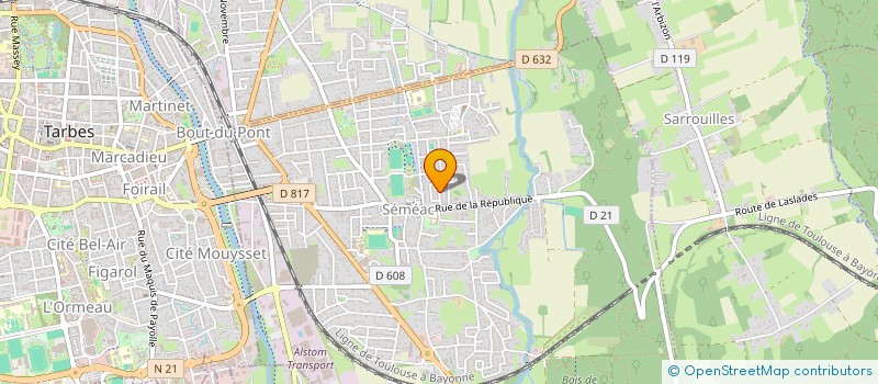 localisation de l'entreprise MADAME FANNY ORENSANZ  SEMEAC