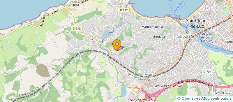 localisation de l'entreprise MADAME FANNY ORONOS  CIBOURE