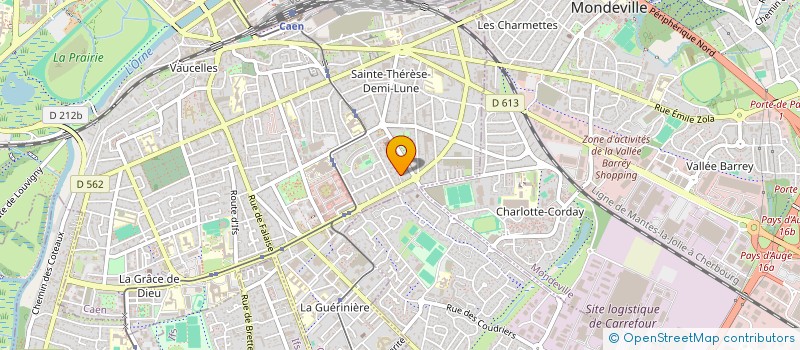 localisation de l'entreprise MADAME FANNY OSAER à CAEN