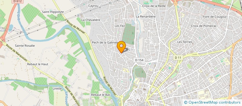 localisation de l'entreprise MADAME FANNY PAGLIAI  BEZIERS