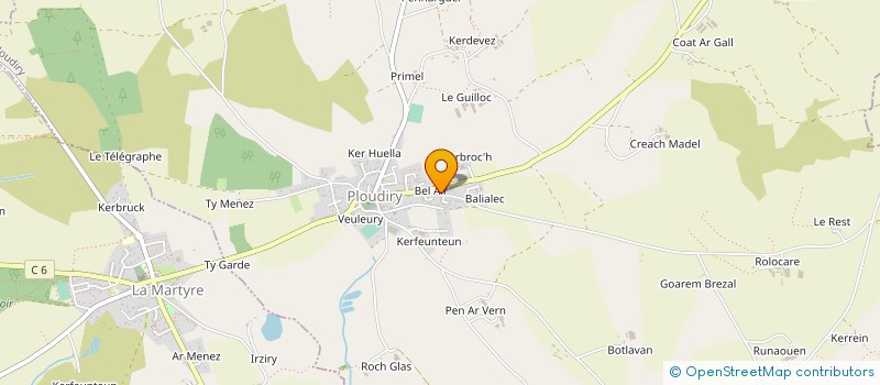 localisation de l'entreprise MADAME FANNY PANNETIER  PLOUDIRY